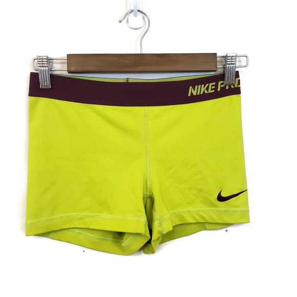 Nike | Shorts | Nike Pro Womens Neon 